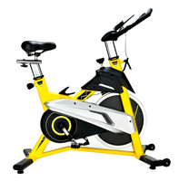 Vélo d'exercice stationnaire de haute qualité avec siège confortable et écran LCD pour entraînement en intérieur