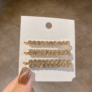 Set di 3 Fermagli per Capelli in Cristallo con Diamanti Scintillanti, Mollette con Strass per Donne e Ragazze - Product Image 2