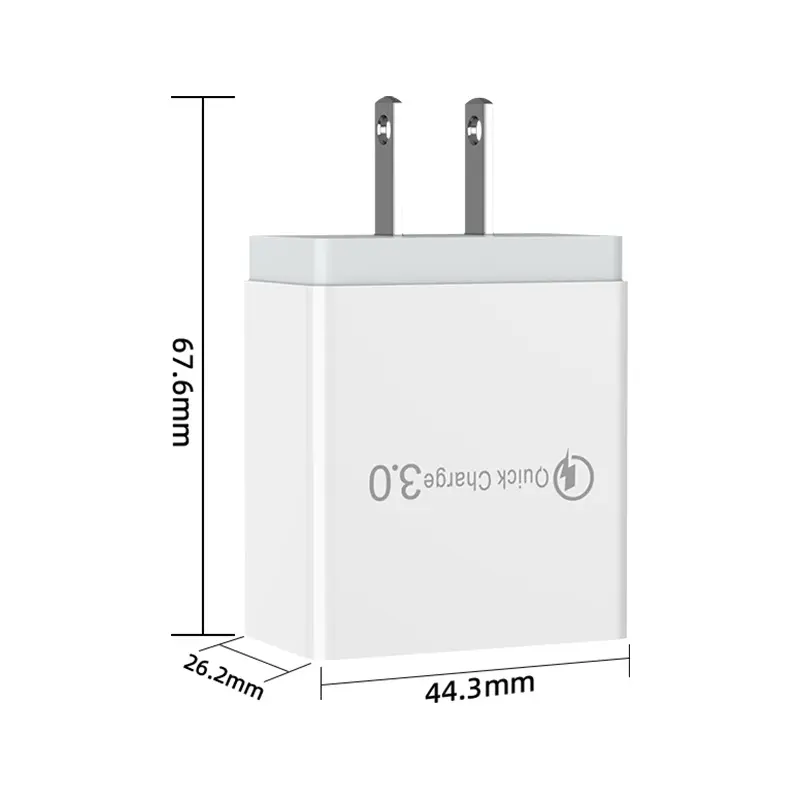 Große Anzahl von Reiseladegeräten auf Lager zu niedrigem Preis 5V2.4A Großhandel Handy-Schnellladekopf 4USB Multi-Port-Ladegerät