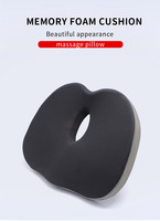 Coussin de siège ergonomique en mousse à mémoire de forme JYM, le plus vendu, pour chaise de bureau, soulagement durable des douleurs sciatiques et du coccyx, prêt à expédier (RTS)
