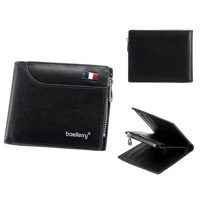 Dompet Pendek Pria Baellerry Premium Business Multi-Card Slot Bahan Kulit PU