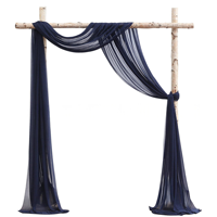 Tissu de drapage pour arche de mariage en mousseline fluide pour la décoration de salles de bal, de banquets et de réceptions - Fournisseur en gros pour commandes en vrac