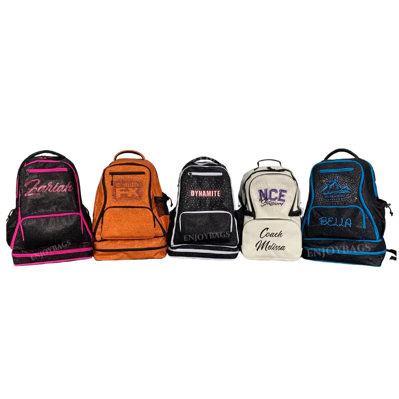 Rugzak Voor Cheerleading Teams Cheerleading Bags Glitter Waterdichte Reisrugzak