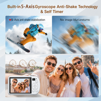 Appareil photo numérique 8K 88MP avec zoom optique 7x, double objectif, flash LED, EIS, stabilisation gyroscopique 5 axes, écran tactile, HDR, WiFi