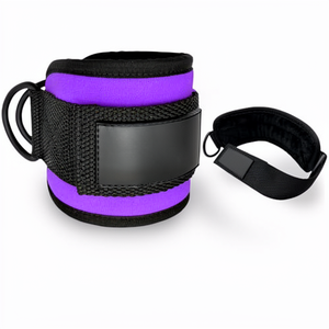Custom Print Multi-Color Gym Ankle Straps Low MOQ Neoprene Padded Cable Cuffs for Fitness Workout Wholesale - Product Image 1