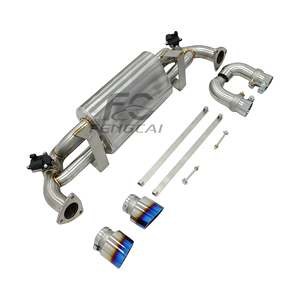 Valvetronic Auspuffanlage für Porsche 911.1 991.1 Carrera S 3.4L 3.6L Upgrade <span class=keywords><strong>GT3</strong></span>-Stil Mittelauslass Stoßstangen-Catback-System 100% Passgenauigkeit - Product Image 6
