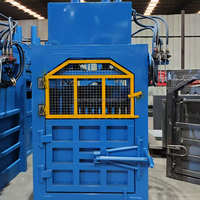 Presse à balles hydraulique pour déchets métalliques Presse à balles semi-automatique verticale-plastique-presse à balles pour canettes d'aluminium