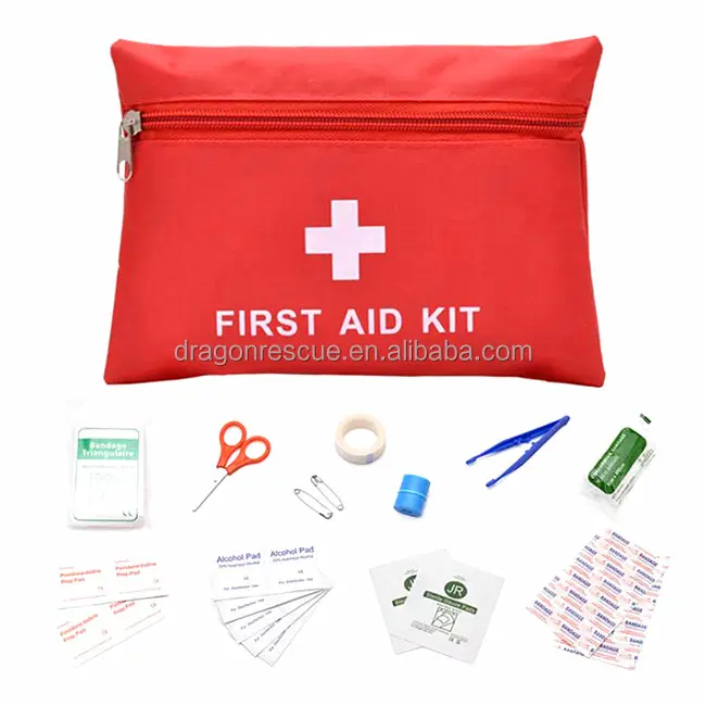Qualidade superior Fabricação Profissional Saco De Emergência Mini Kit De Primeiros Socorros Kit Médico com Acessórios Personalizados