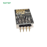SUNTOP ESP01 Adaptor Pemrogram UART ESP-01 Adaptor ESP8266 CH340G USB ke ESP8266 Modul Papan Pengembangan Wifi Nirkabel Serial