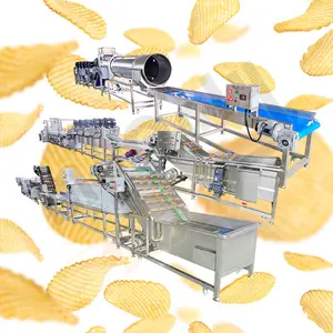 Machine De Fabrication Des Prix French Fries Production Line Small Scale Potato Chips Make Machine Chips Maker