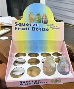 Glowing <b>Mini</b> <b>Bottle</b> Squishy Stress Relief Squeeze Toy-TPR Material Unisex Ages 5+ Years - Product Image 6