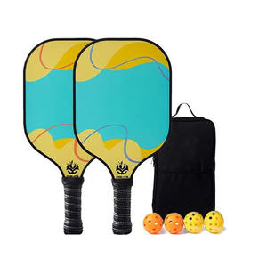 Chifory Sports Logo personnalisé 16mm d'épaisseur en fibre de verre polypropylène noyau en nid d'abeille 2 pièces ensemble de raquette PickleBall - Product Image 5