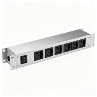 PDU intelligent 1U pour montage en rack, 8 prises 32A 220V C13 C19, surveillance à distance SNMP IP, mesure de la consommation, PDU intérieur pour centre de données