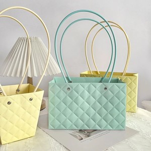 Boîte à fleurs de luxe à long manche, sac cadeau pour demande en mariage d'une demoiselle d'honneur, porte-fleurs décoratif, boîte à dragées de mariage unique - Product Image 5