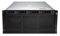 10 GPU Deep Learning AI Server Chassis 8 GPU 4U casing 4 Bays 2*2200W catu daya 790mm kedalaman Xeon persediaan prosesor 4U
