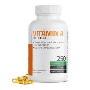 GMP Factory oem vitamina A Softgels capsula integratore alimentare halal