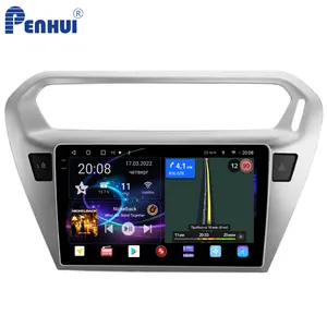 Penhui Android lecteur DVD de voiture pour Peugeot 301 pour citroën <span class=keywords><strong>c</strong></span>-<span class=keywords><strong>elysee</strong></span> CElysee 2012 - 2016 Radio GPS Navigation Audio vidéo CarPlay - Product Image 1