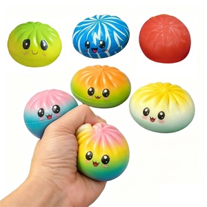 <strong>Newest</strong> Hot-selling PU Slow-Rebound Bun Squeeze <strong>Toy</strong> Simulation Food Play Internet Celebrity Stress Relief for Kid <strong>Adults</strong> Youth - Product Image 1