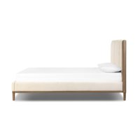 Lit en bois massif de luxe moderne, ensembles de chambre à coucher haut de gamme pour chambre principale