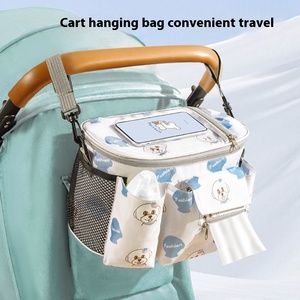 Multifuncional colgante de almacenamiento de pañales Caddy Universal Baby Buggy Almacenamiento de pañales bolsa carrito organizador bolsa - Product Image 3