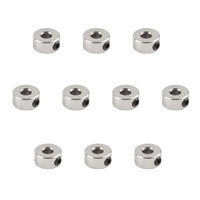 Collier de roue métallique de 3 mm avec vis de fixation, butée d'essieu pour train d'atterrissage d'avion RC, lot en carton en vrac pour distributeur