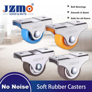 Geräuschlose <span class=keywords><strong>Nylon</strong></span>-MPA-Rollen 0,5\" 1\" 1,25\" 1,5\" 2\" Kunststoff-Kleinrollen für Wohnzimmer Verstellbar - Product Image 1