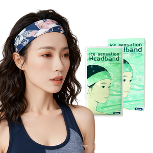 Direkt vom Hersteller Kühlendes Gel-Stirnband Kalte Kompresse Stirnband Sofortige Kühlung zur Linderung von Fieber & Beschwerden - Product Image 1