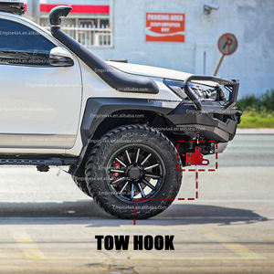 Parachoques delantero de barra de toro de acero de alta calidad todoterreno <span class=keywords><strong>serie</strong></span> 2021, parachoques traseros para HILUX REVO <span class=keywords><strong>ROCCO</strong></span> ROGUE CRUISER 2024- - Product Image 5
