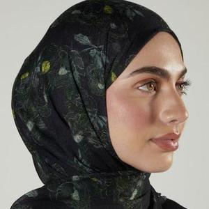 Luxurious Custom Logo Muslim Modal Hijab <b>Print</b> 4-Season Shawl Customizable Elegant <b>Islamic</b> Fashion Soft Stretchy - Product Image 2