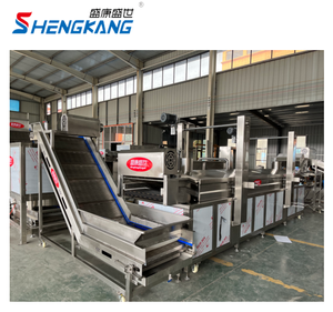 Phổ biến nhất 100 kg/giờ hoàn toàn tự động khoai tây chiên dây chuyền sản xuất quy mô nhỏ khoai tây chiên Máy khoai tây sắc nét máy làm - Product Image 2