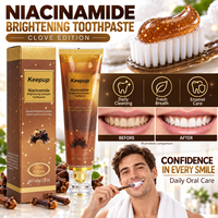 KEEPUP Dentifrice Blanchissant Personnalisé au Goût Clou de Girofle et Niacinamide pour Usage Domestique, Élimination des Taches, Prévention des Caries