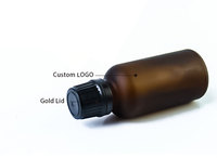Bouteille en verre pour sérum avec bouchon intérieur, 1oz, 2oz, 10ml, 20ml, 30ml, 50ml, 100ml, grande capacité, inviolable, pour huiles essentielles, vente en gros