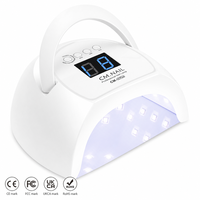 Lampe de séchage des ongles professionnelle portable pour usage domestique et en salon, UV LED, longueurs d'onde 365/405 nm, matériau ABS, garantie 1 an