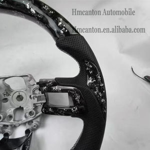 Explosive New Products Perforated Leather Forged Carbon Fiber Grip Steering <b>Wheel</b> for Ford Mustang Car Steering <b>Wheel</b> - Product Image 2