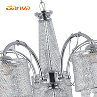 Meilleur prix Art Design modèles maison décorative E27 moderne suspendu lustre en cristal clair lumière