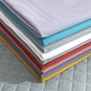 Tela acolchada de algodón para lavado, tejido de hilo teñido para cama de dormitorio - Product Image 4