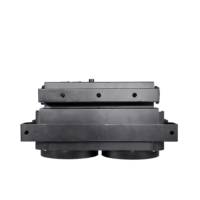 2x100W Warm-und Kaltweiß DMX512 Wash Stage LED-Leuchten für Studio Audience Blinder TV & Film Projektion