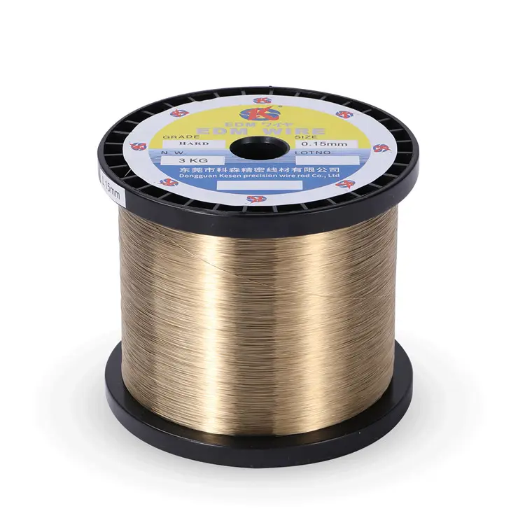 Factory Price 0.25mm EDM Brass Wire For Sodick & Fanuc & Charmilles & Mitsubishi Machines