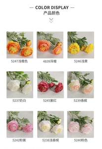 Rosas Artificiales de Loto con Tres Cabezas de Flamenco, Imitación de Seda, para Decoración del Hogar, Día de San Valentín, Pascua - Ramo de Alta Calidad - Product Image 6