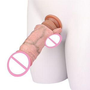 FAAK Realistic Penis Enlarge Sleeve Fantasy Huge <b>Dildo</b> Erotic Sex Toy Customized for Men Factory Price Couple Toys Wholesale - Product Image 3