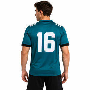 เสื้อฟุตบอลอเมริกันดีไซน์มืออาชีพขายดีที่สุด ผลิตจากโพลีเอสเตอร์ 100% รับสั่งทำชื่อทีม มีไซส์ใหญ่พิเศษ เสื้อผ้ากีฬาแบบ unisex ขายส่ง - Product Image 3