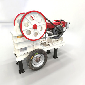 Máy nghiền hàm di động chất lượng cao 250x400, kích thước hạt có thể tùy chỉnh, vật liệu chịu mài mòn, dùng cho khai thác đá và quặng, có động cơ. - Product Image 2