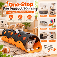 Maison pour chat modulaire en feutre, empilable, en forme de cube, pour vente en gros, combinaison DIY, maisonnette pour animaux de compagnie, taille et couleur personnalisables OEM