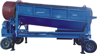 Trommel rotatif LZGT robuste pour le lavage du sable et la classification des minerais dans l'exploitation aurifère alluviale, capacité de 5 à 260 t/h