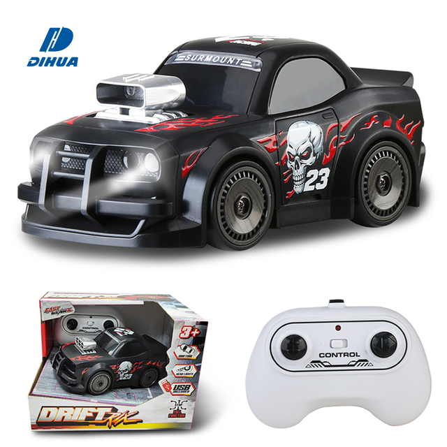 2.4GHz Remote Control Drift Race Car with Drift Action LED Lights Long Distance Control for Kids Boys Girls Indoor Outdoor Play