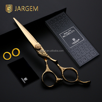 Ciseaux à cheveux Premium Gold Japan VG10 6 pouces, ciseaux de coiffure professionnels, outils de coupe de cheveux professionnels
