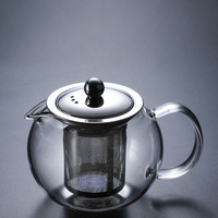 950ml théière en verre en forme de pomme infuseur à thé ensembles de thé à café Type de verres théières pichet en borosilicate résistant à la chaleur