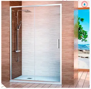 2021 New 8mm Tempered Glass Sliding Shower Door - Various Sizes Shower Enclosure for Bathroom