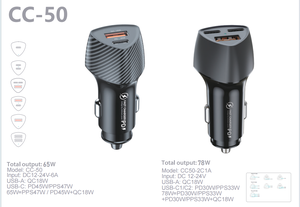 ที่ชาร์จในรถยนต์แบบ USB <span class=keywords><strong>สาย</strong></span>หดได้ รองรับ iPhone PD30W QC18W, ที่ชาร์จในรถยนต์แบบชาร์จเร็ว Type C พร้อมสาย 48W กำลังไฟสูง - Product Image 3