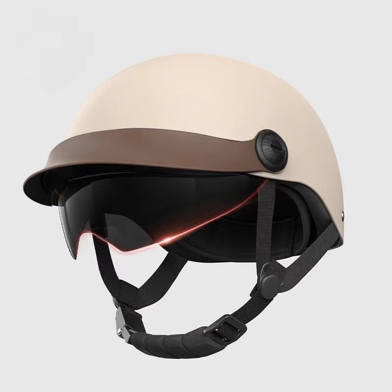 Custom Motorcycle Half Face Helmets - High Security & Style
